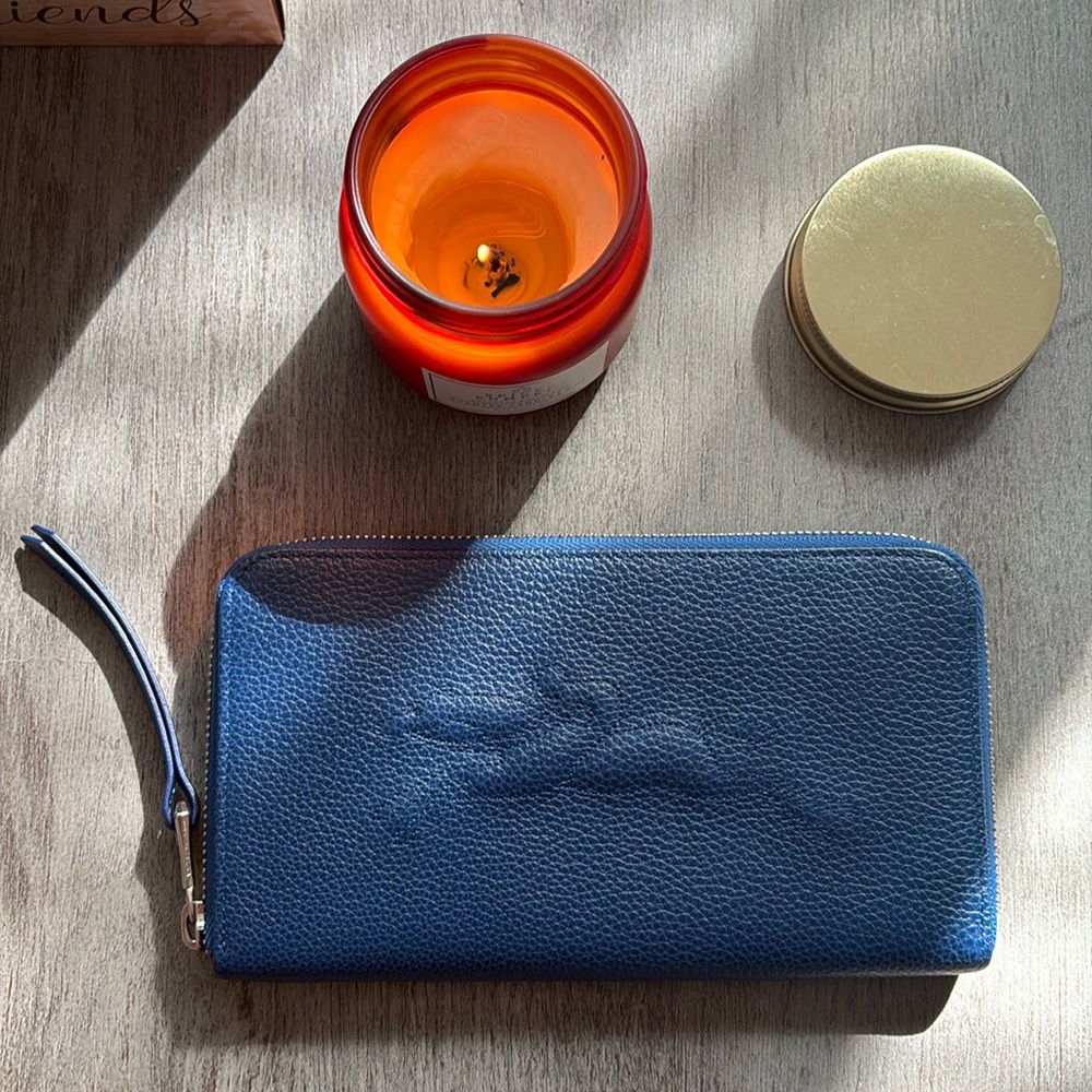Longchamp Le Foulonné  Zip Around Wallet